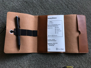 Leather case for Avalanche Science Bitacora